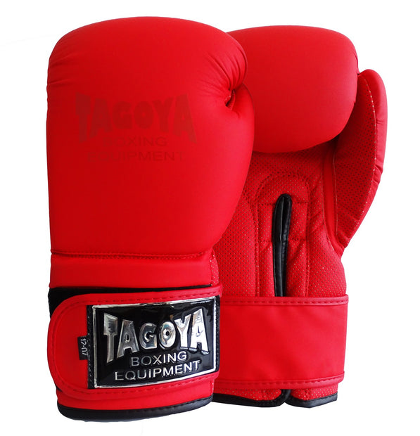 Guantes Skintex rojos mate.