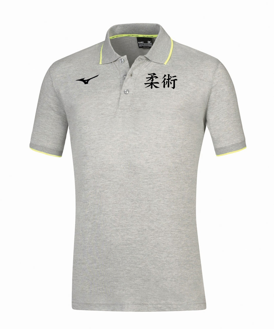 Polo personalizado Mizuno gris
