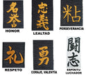 Bordado valores del Budo