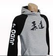 Sudadera gris y negra Judo