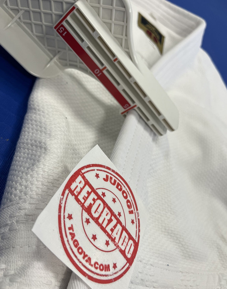 Judogi Mizuno Yusho blanco REFORZADO IJF