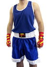 Conjunto azul de boxeo