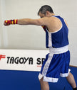 Conjunto azul de boxeo