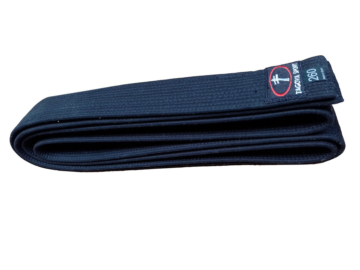 Cinturon calidad especial algodón negro, fabricado en España