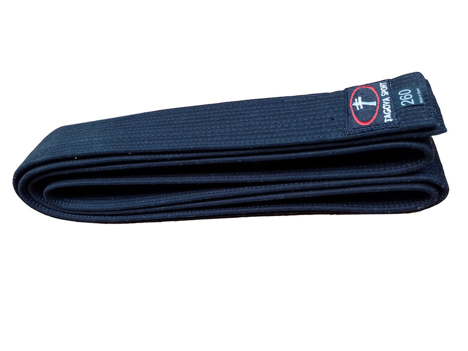 Cinturon calidad especial algodón negro, fabricado en España