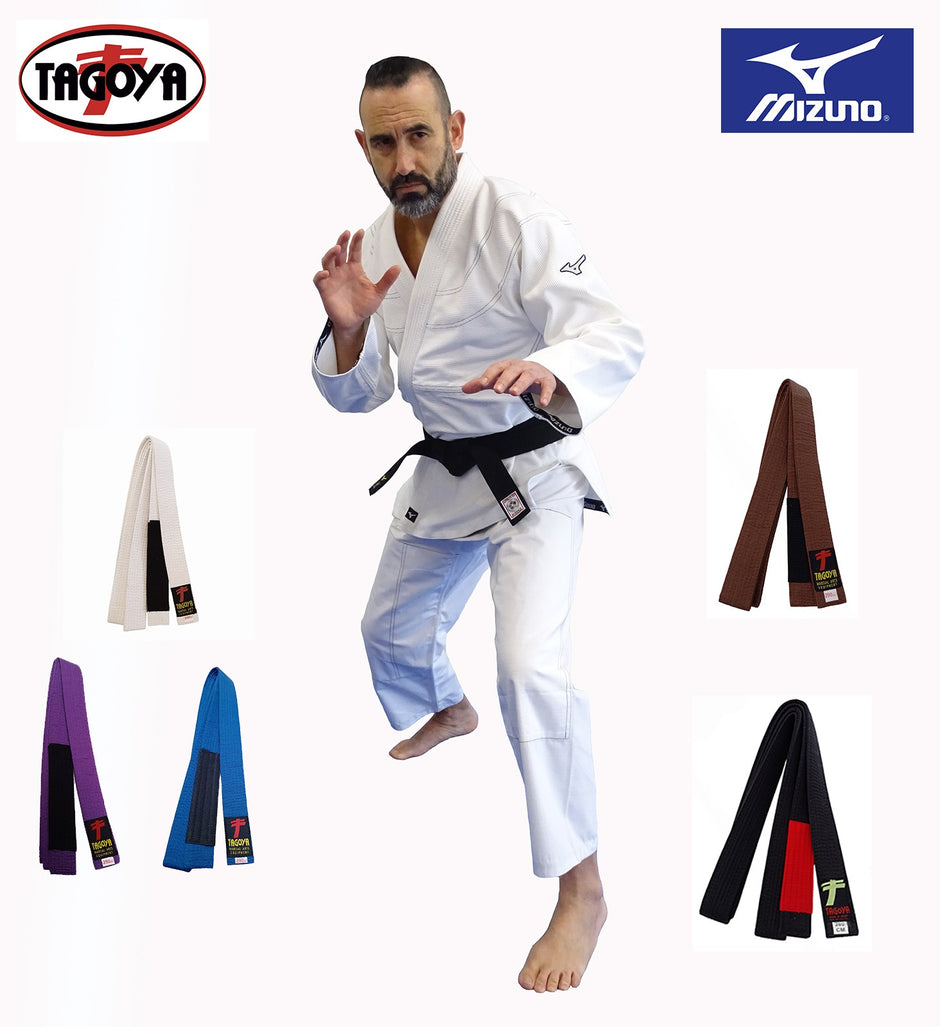 Kimono de Jiu Jitsu Brasileño Mizuno blanco