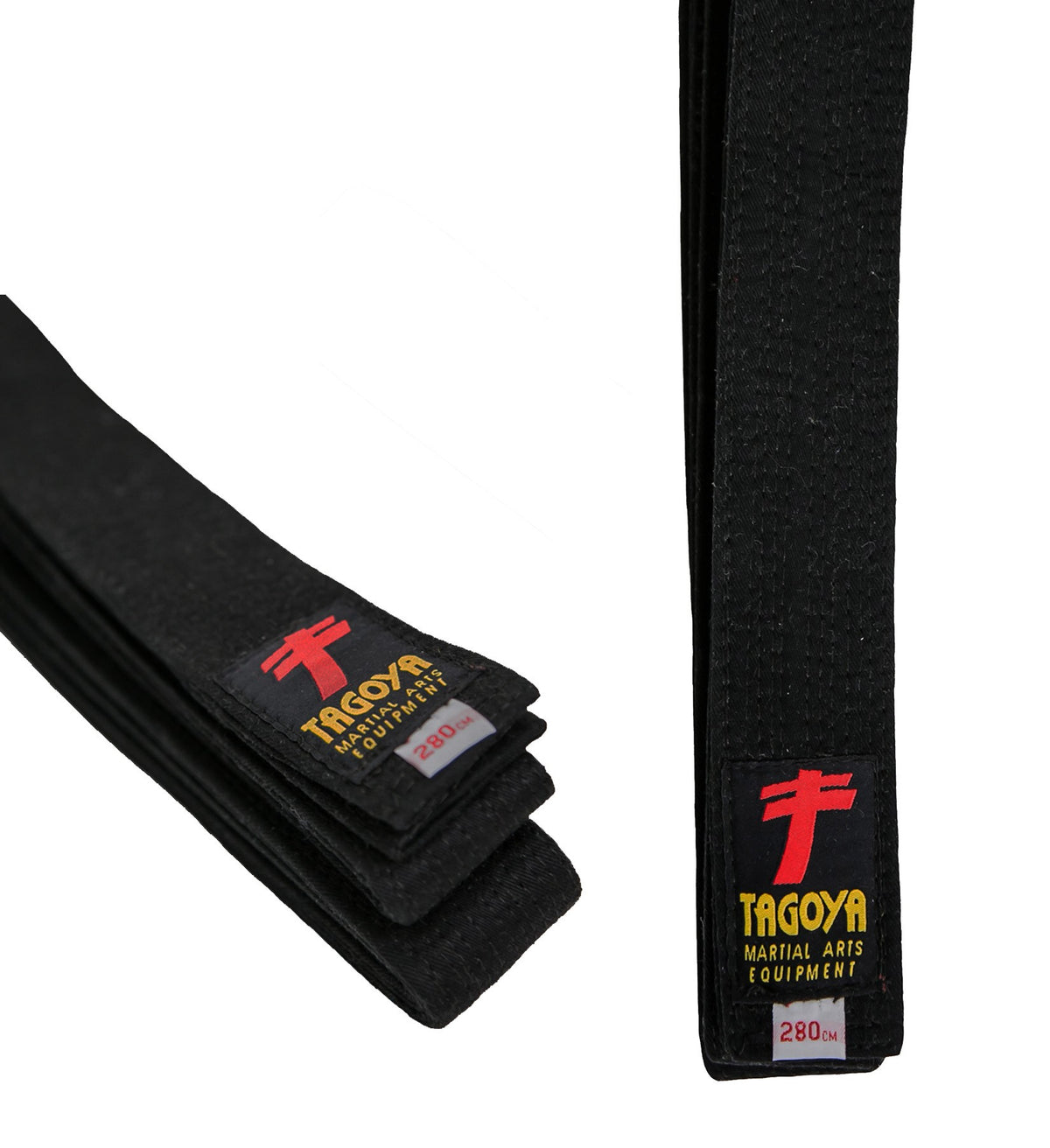 Cinturon negro algodón, calidad especial