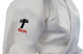 Judogi Lady Master blanco con corte de mujer (corte entallado)