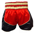 Pantalón Thai Boxing Negro-rojo