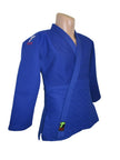Judogi Lady Master azul con corte de mujer (corte entallado)