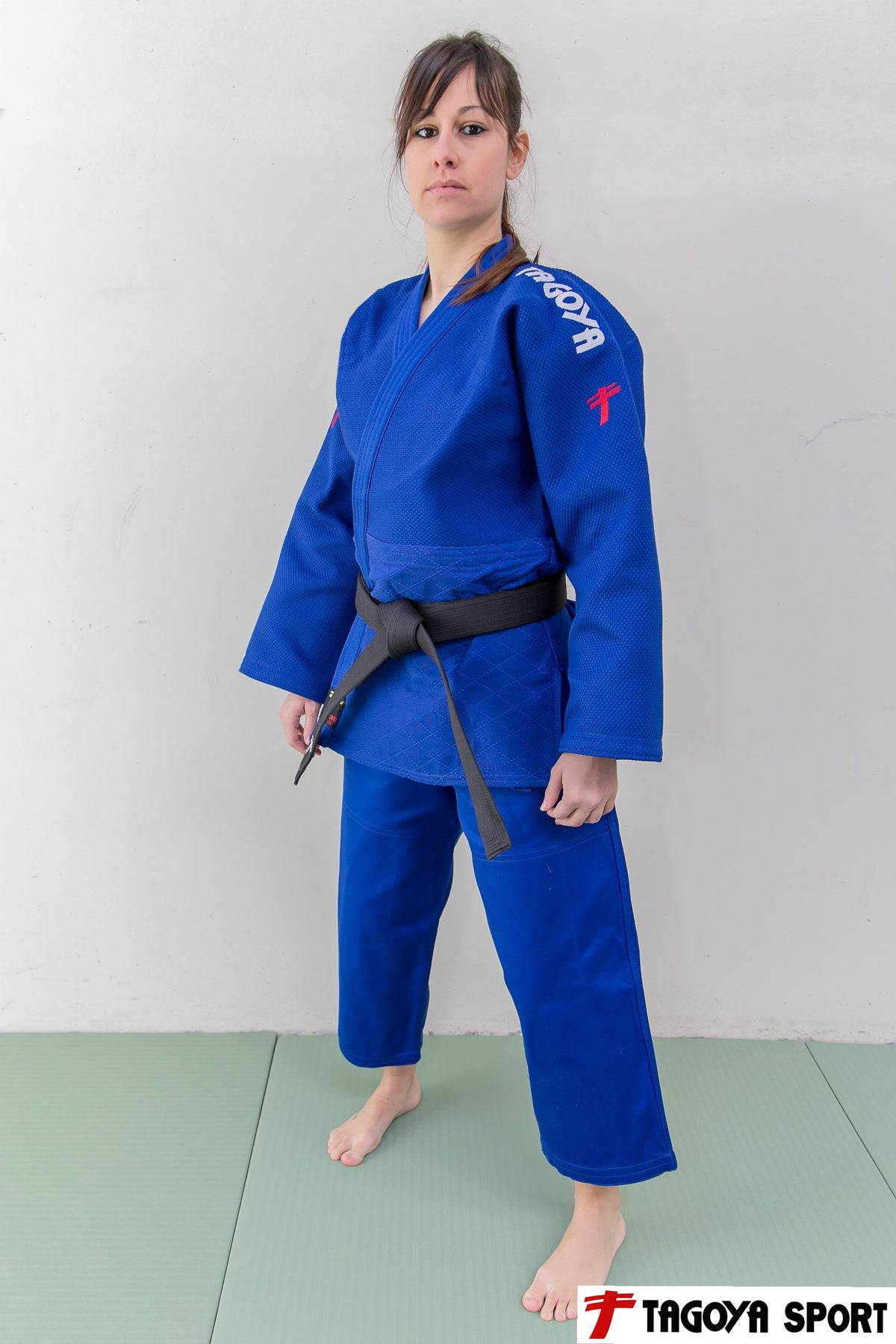 Judogi Lady Grand Master azul, corte de mujer (entallado)