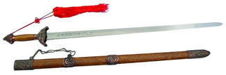 Espada wushu de aluminio con vaina, 96cm