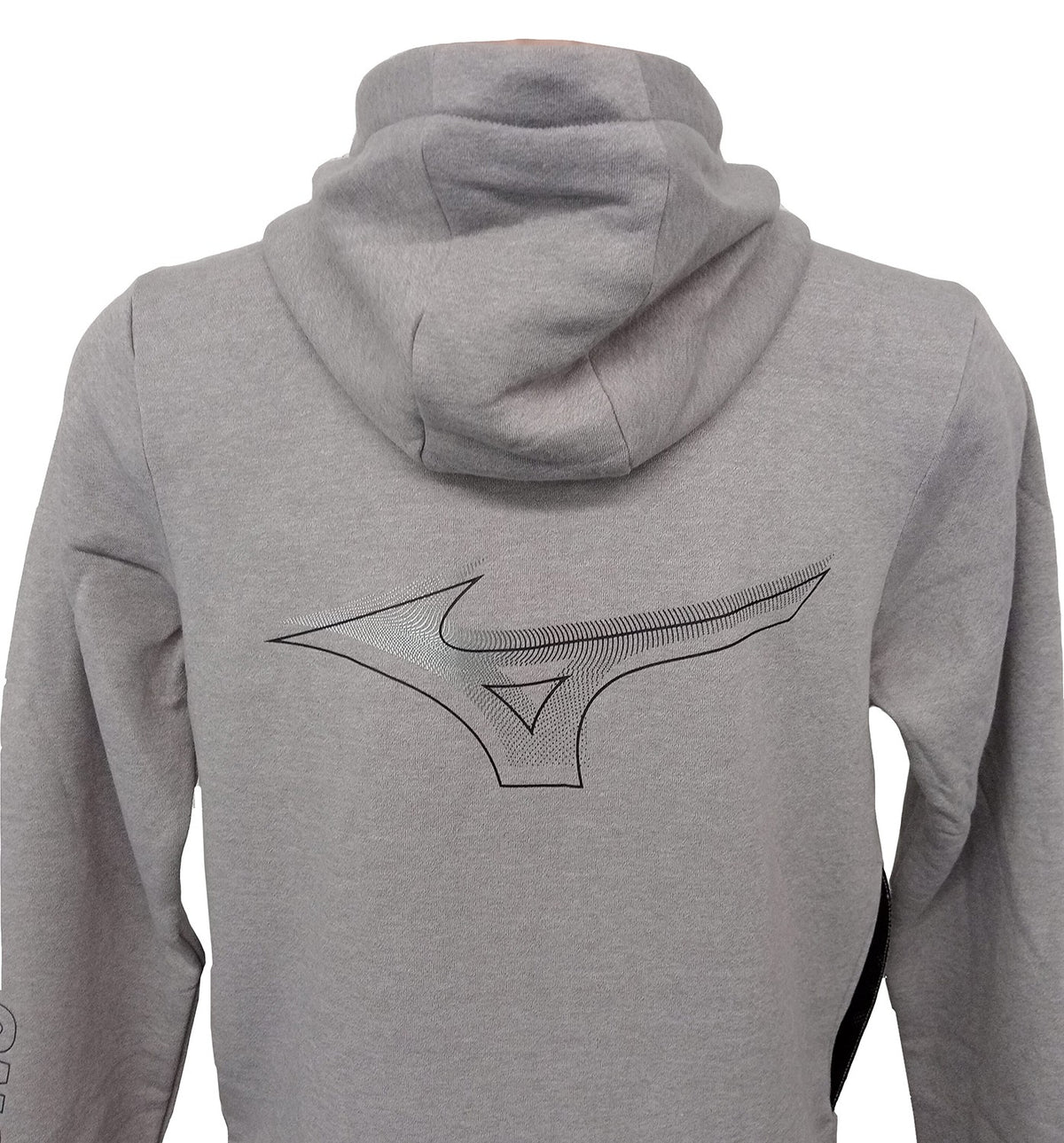 Sudadera Mizuno cremallera Judo gris