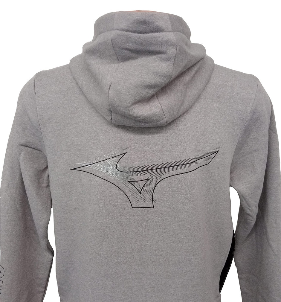 Sudadera Mizuno cremallera Judo gris