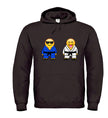 Sudadera judo emoticonos negra