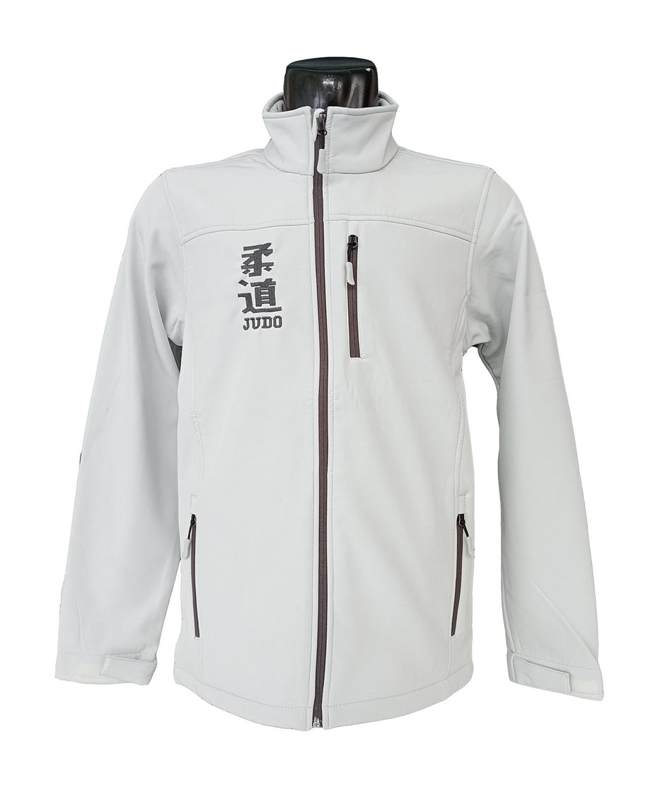 Chaqueta de montaña color perla