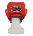 Casco rojo polipiel