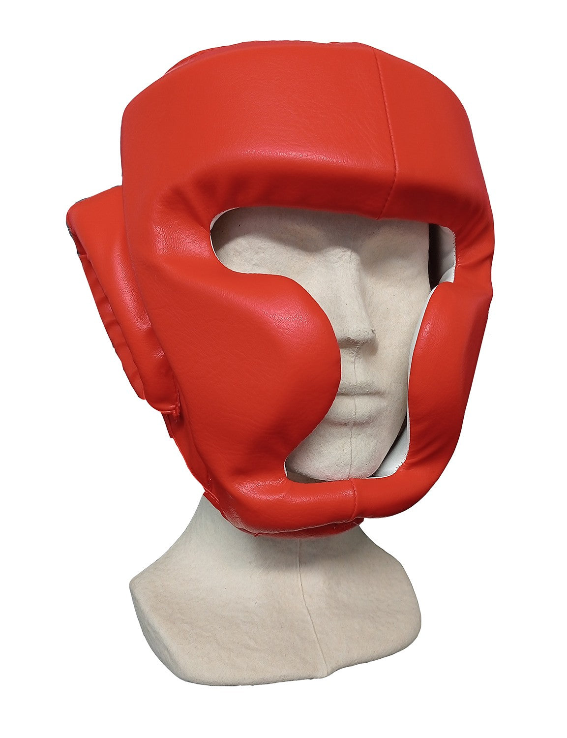 Casco rojo polipiel