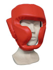 Casco rojo polipiel