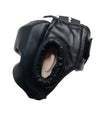 Casco negro polipiel