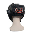 Casco negro polipiel