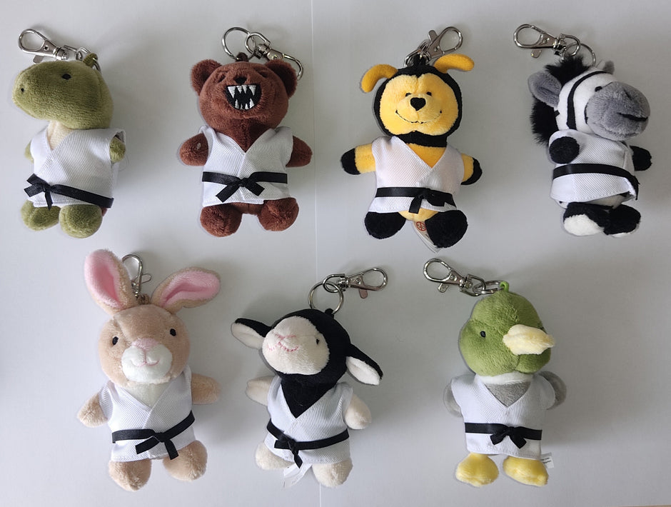 Llavero de peluche 10cm - Animales con kimono