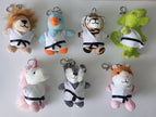 Llavero de peluche 10cm - Animales con kimono