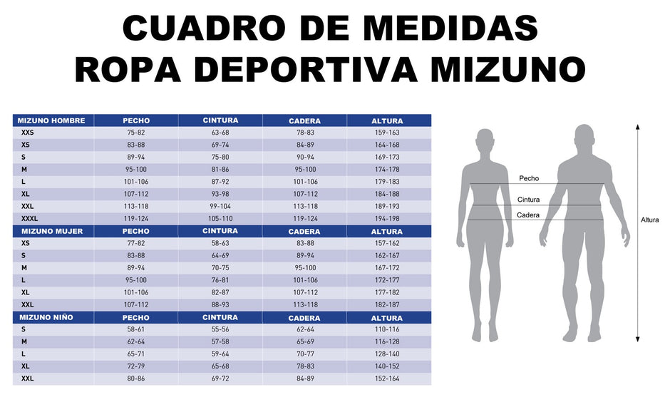Chandal Mizuno Core blanco negro
