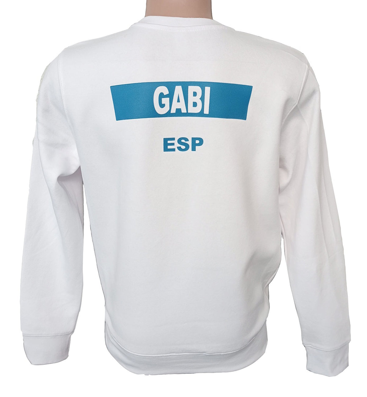Sudadera dorsal personalizada