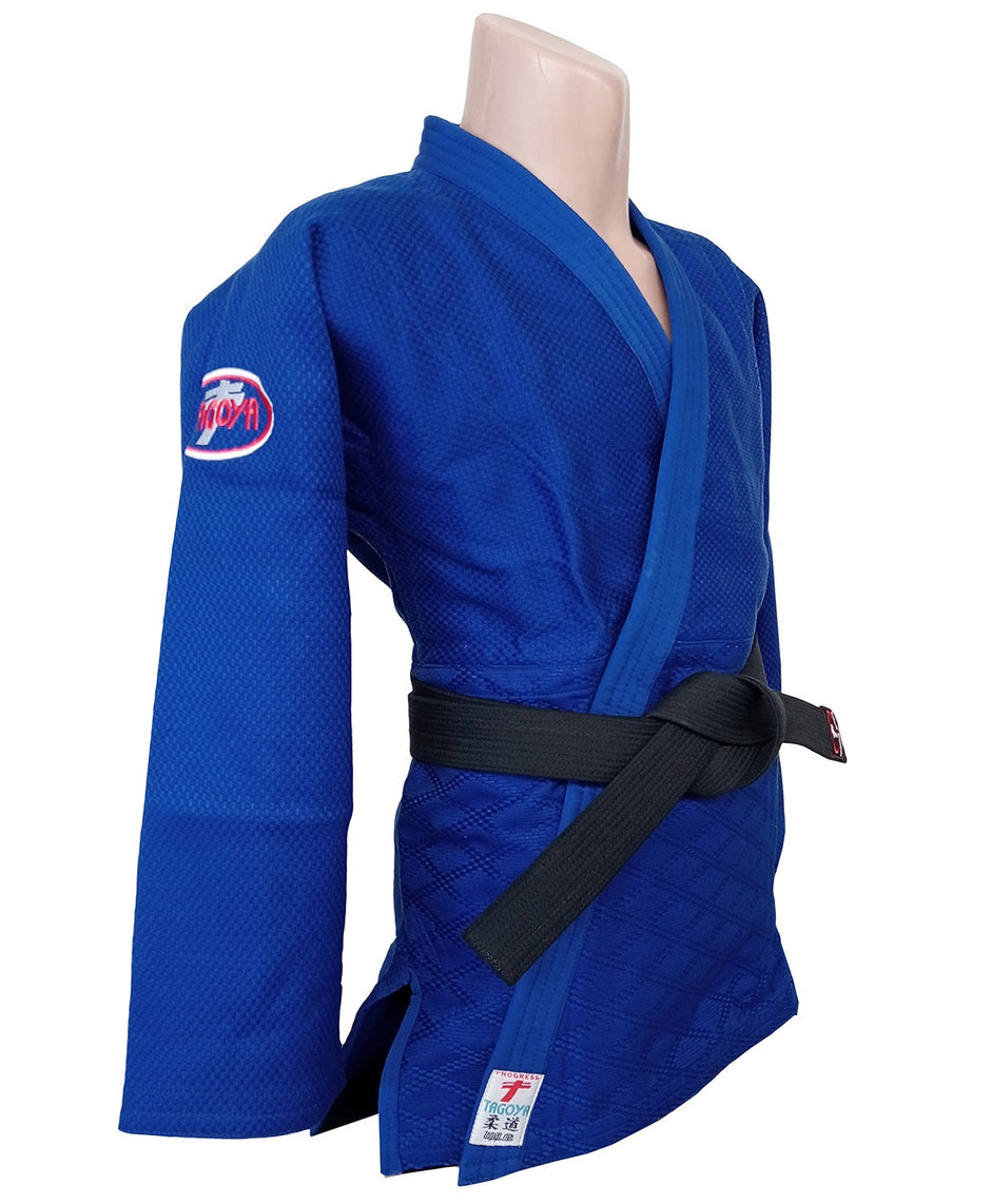 Judogi Progress azul de competición.