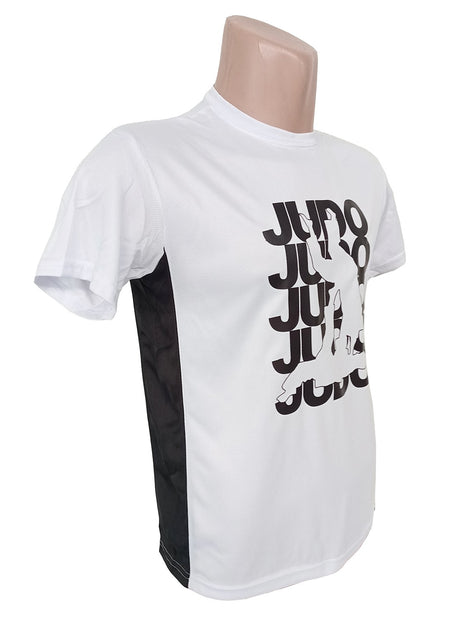 Camiseta técnica blanca negra