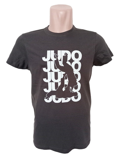 Camiseta gris plomo Judo