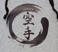 Sudadera gris y negra Karate