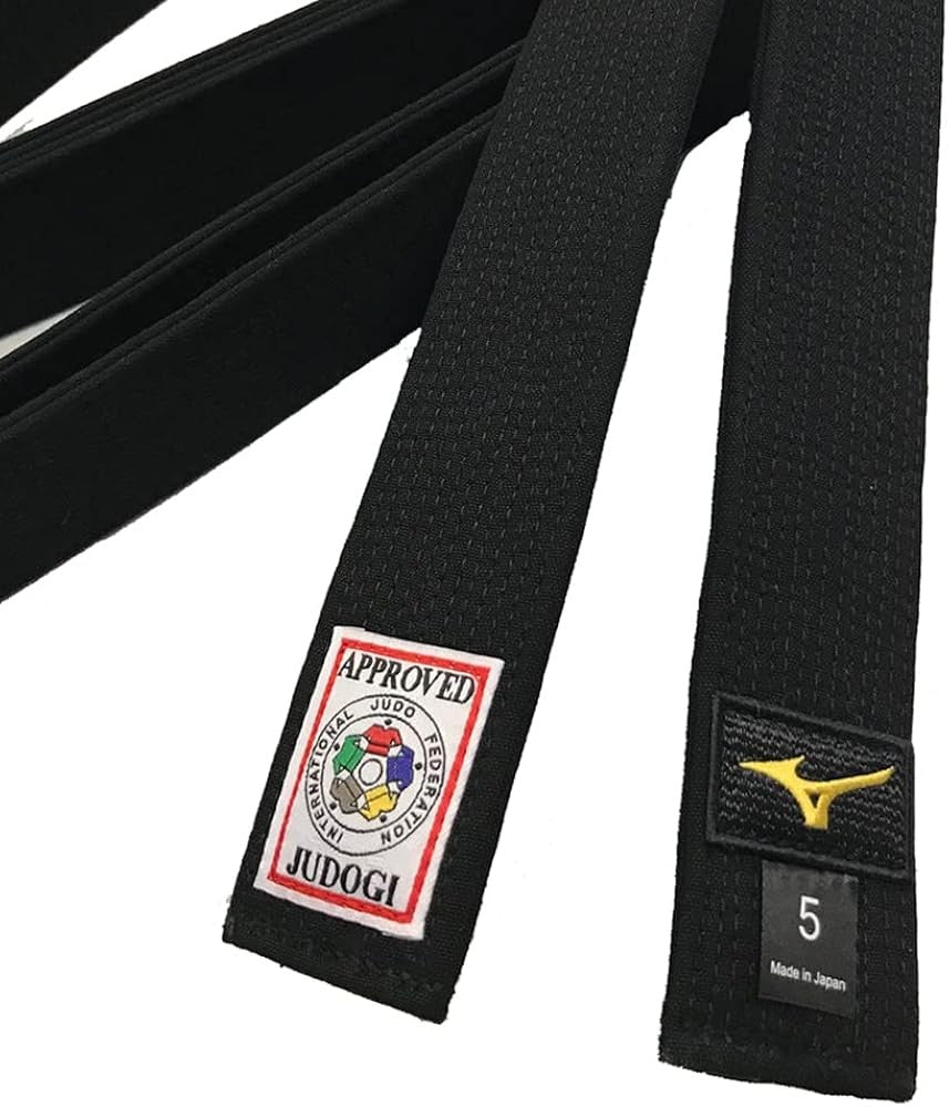 Cinturón MIZUNO IJF homologado, algodón calidad extra