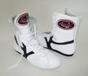 Botas boxeo en piel con suela de goma pegada y cosida