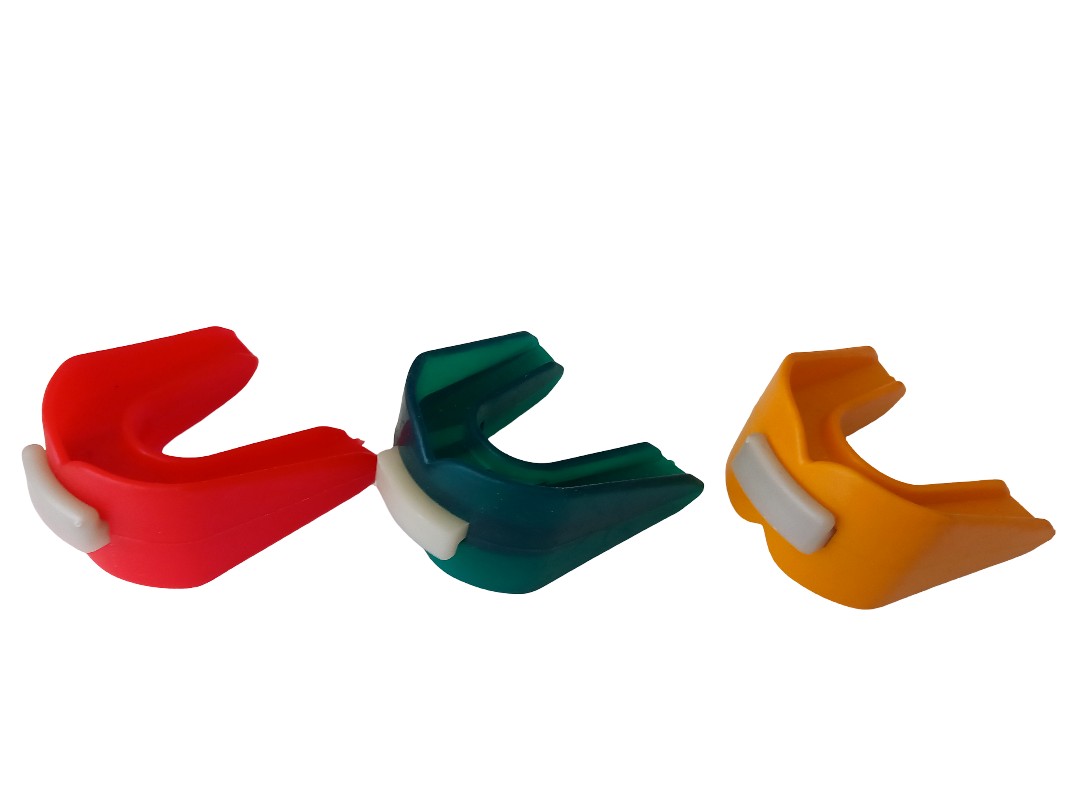 Protector bucal doble moldeable de silicona con caja