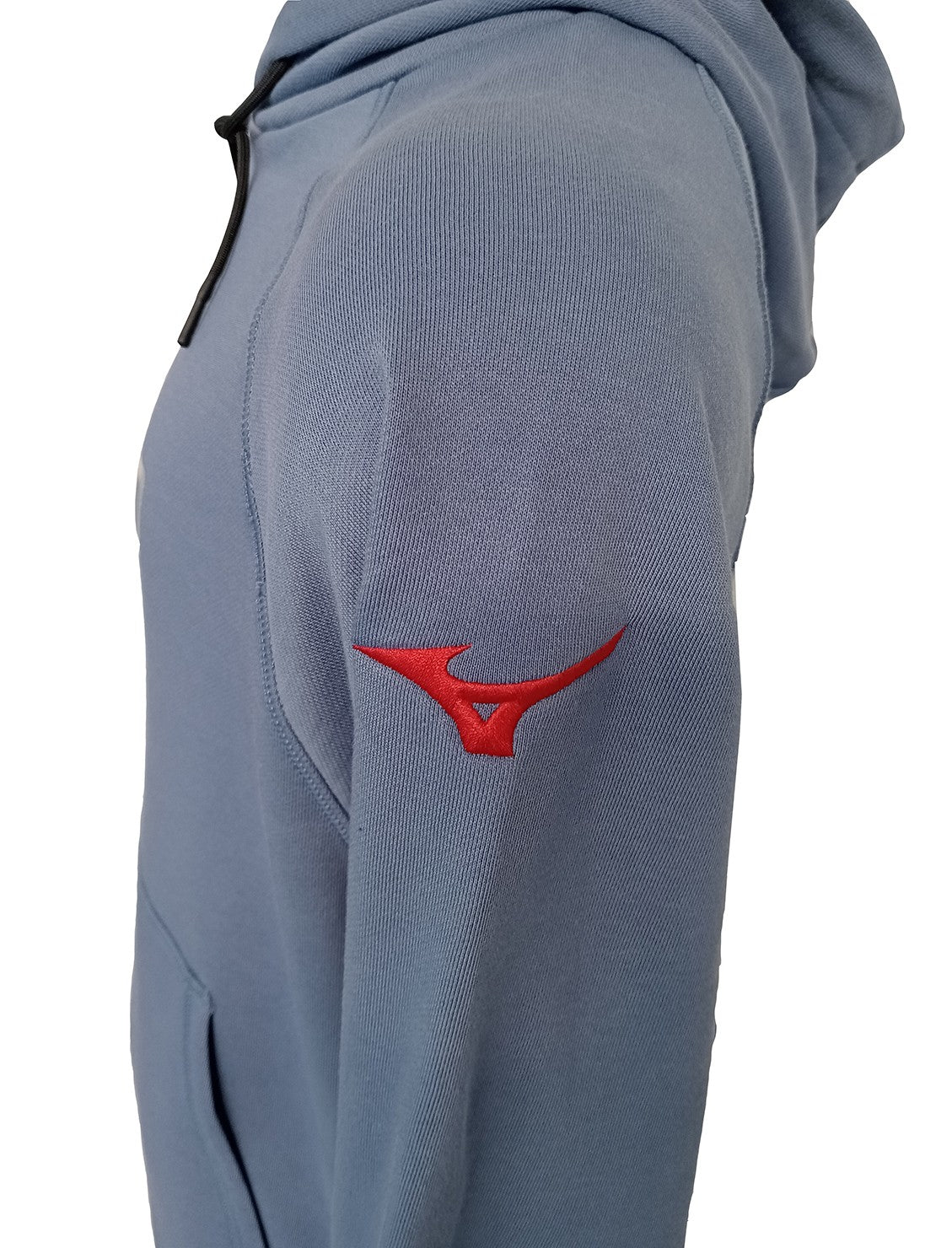 Sudadera Mizuno alta calidad color azul zen