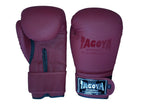 Guantes Skintex burdeos mate.
