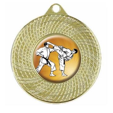 Medalla de judo o karate con colgante
