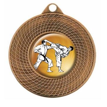 Medalla de judo o karate con colgante