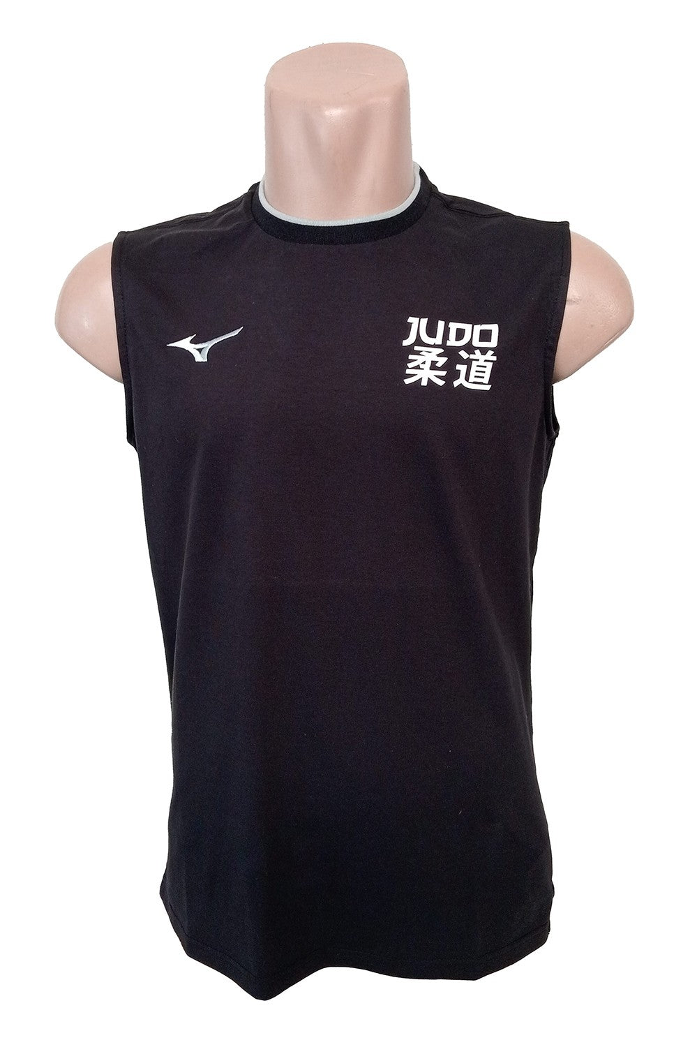 Camiseta Mizuno sin mangas Negra