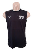 Camiseta Mizuno sin mangas Negra
