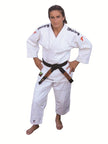 Judogi Lady Grand Master blanco, corte de mujer (entallado)