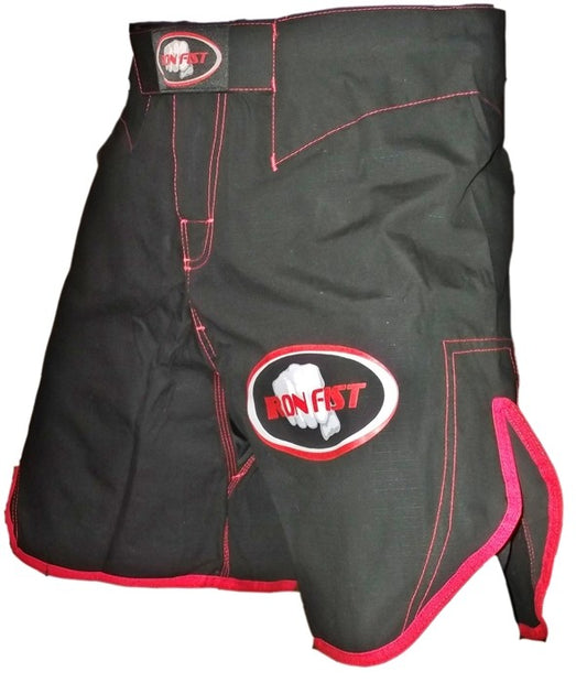 Pantalón de MMA y luchas, color negro-rojo.