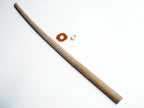 Bokken blanco de roble con tsuba, calidad de Japón, 101 cms.