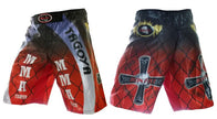 Pantalon MMA y luchas de satén estampado.