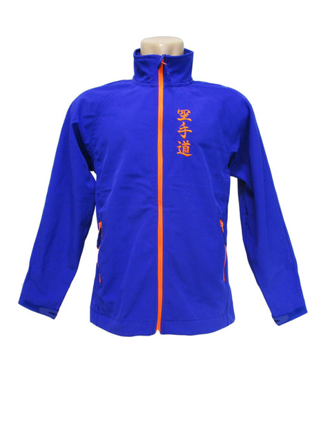 Chaqueta azul karate